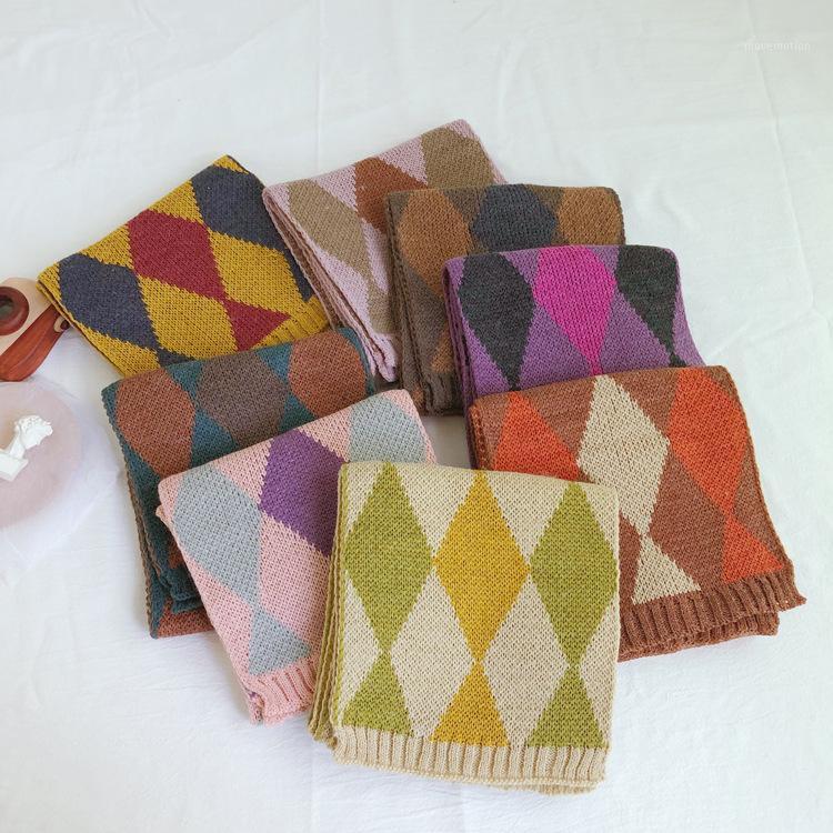 

knit kids shawls winter neck warm1