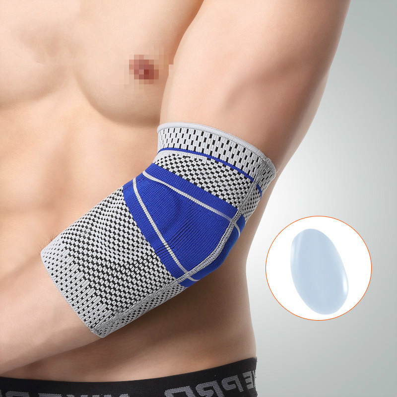 

Elastic Bandage Elbow Support Anti-skid Compresion Elbow Protectors Armrests manicotti ciclismo Pads For Basketball, One piece