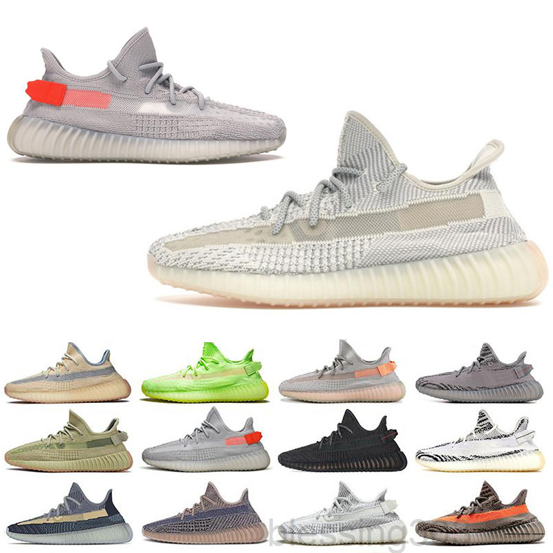 

2019 Casual Shoes V2 Kanye West Men Women Zebra Butter Beluga 2.0 Black White Red Pink Designer Trainer Sport Sneakers Size 36-45 hkrr, Color 01