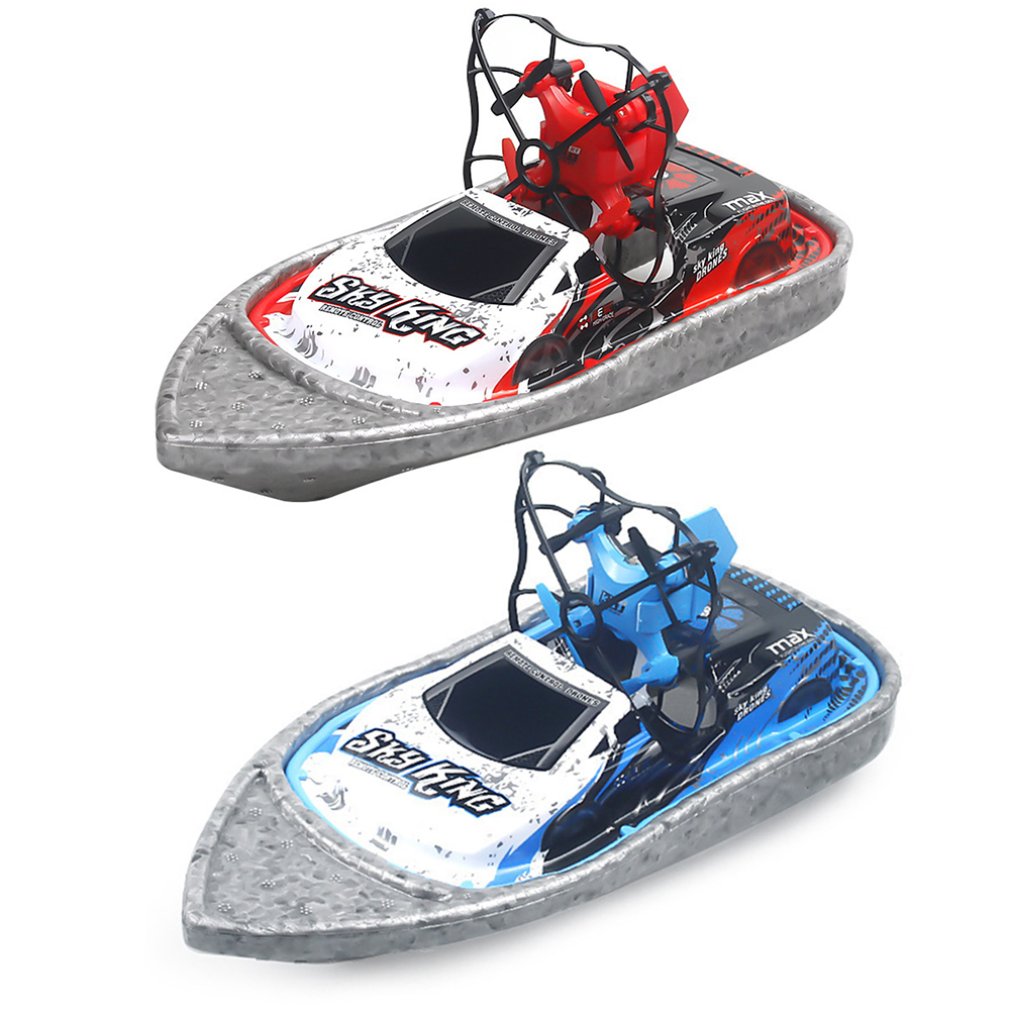 

3 In RC Drone Boat Car Water Ground Air Mode Three Modes Headless Mode Altitude Hold RC Helicopters Toys for Kids, Red