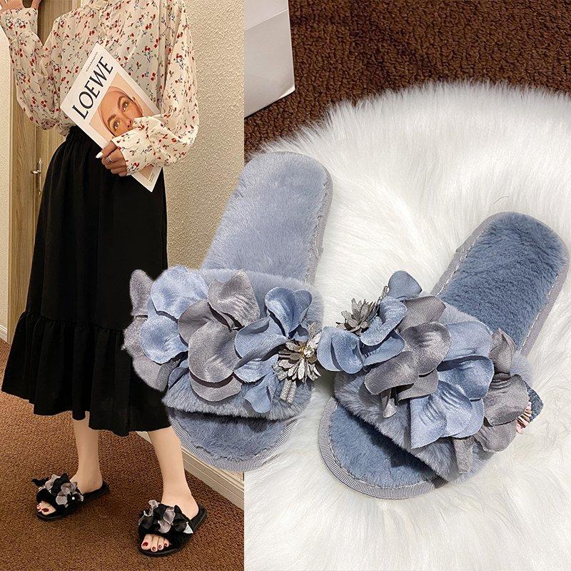 

2021 early spring fashion and fashion ladies multi-color bow comfortable slippers 898