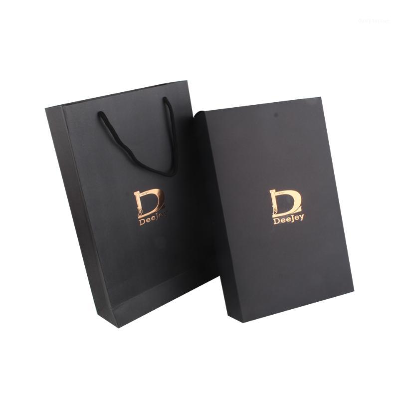 

Blank/Custom Virgin Hair extensions bundles paper packaging bags and boxes sets,hair packing shopping paper bag and box1