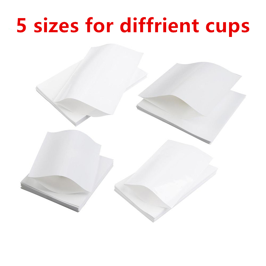 

100Pcs Sublimation Shrink Wrap Shrink Sleeves Heat Shrink Wrap Bags For Skinny Tumbler Wine Glass Make Sublimation Printing Effect Great A12