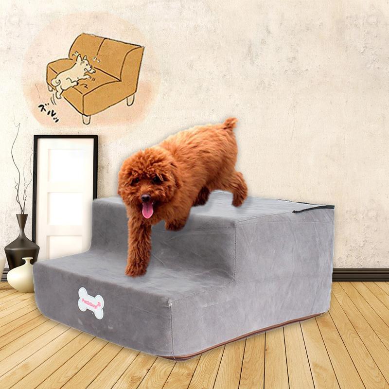 

Convenient High-density Sponge Pet Stair Microfiber Cover Non-slip Bottom Washable Zipper Popular Pet Dog Cat Funny Dog Toy1
