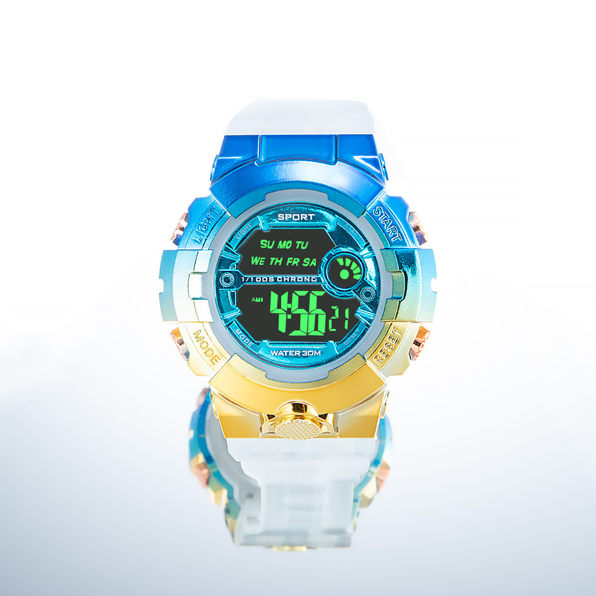 

Hot Selling Colorful Digital Kids Sport Watches Waterproof Electronic Wristwatch Stop Watch Clock Children Digital Watch For Boys Girls, As picture show