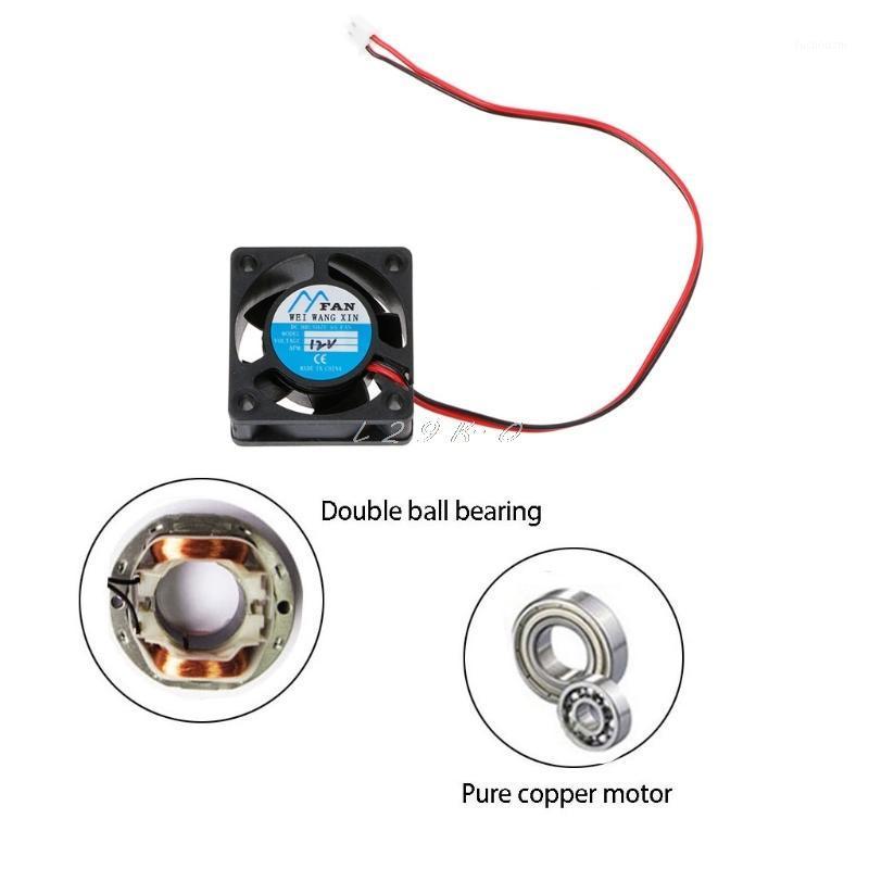 

DC 12V 2-Pin 5 Blade Cooler Brushless Mini Cooling Fan 40201