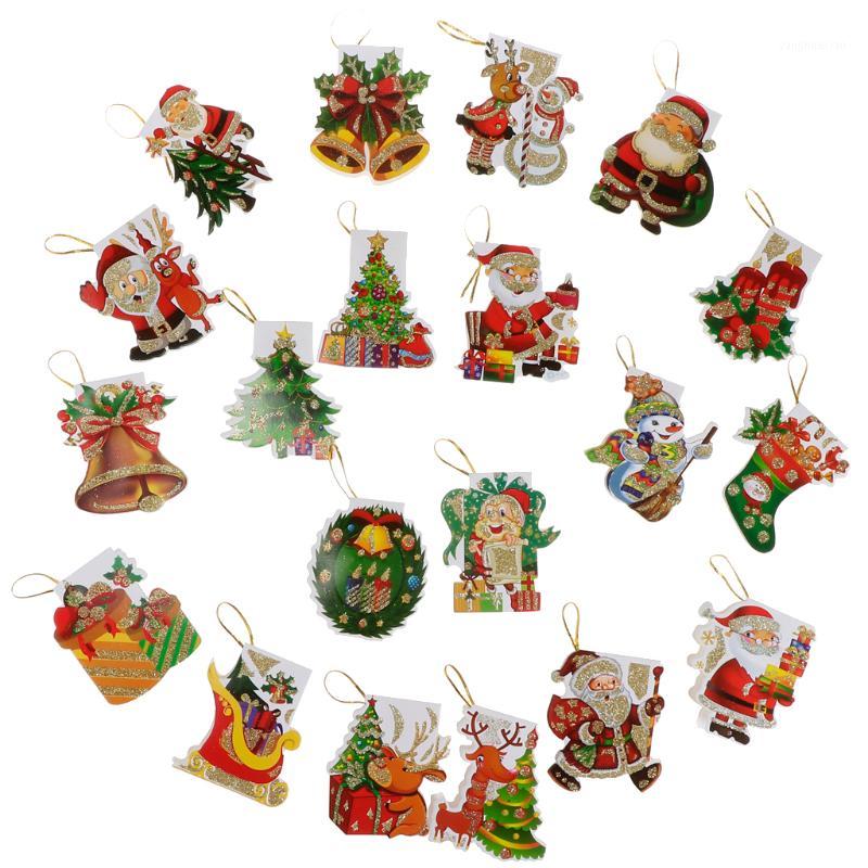 

Pack of 160, Cute Mini Christmas Message Cards Wishing Christmas Tree Hanging Ornament for Party Xmas Favor1
