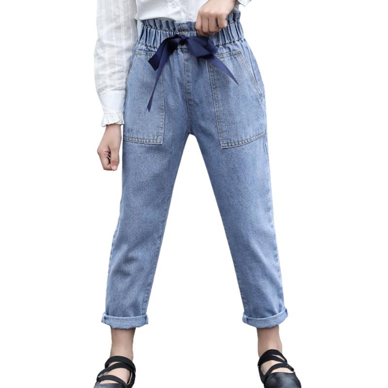 

Jeans Girl Bow Kids Girl Jeans Casual Style Kid's Spring Autumn Children's Clothes 6 8 10 12 14, 89596