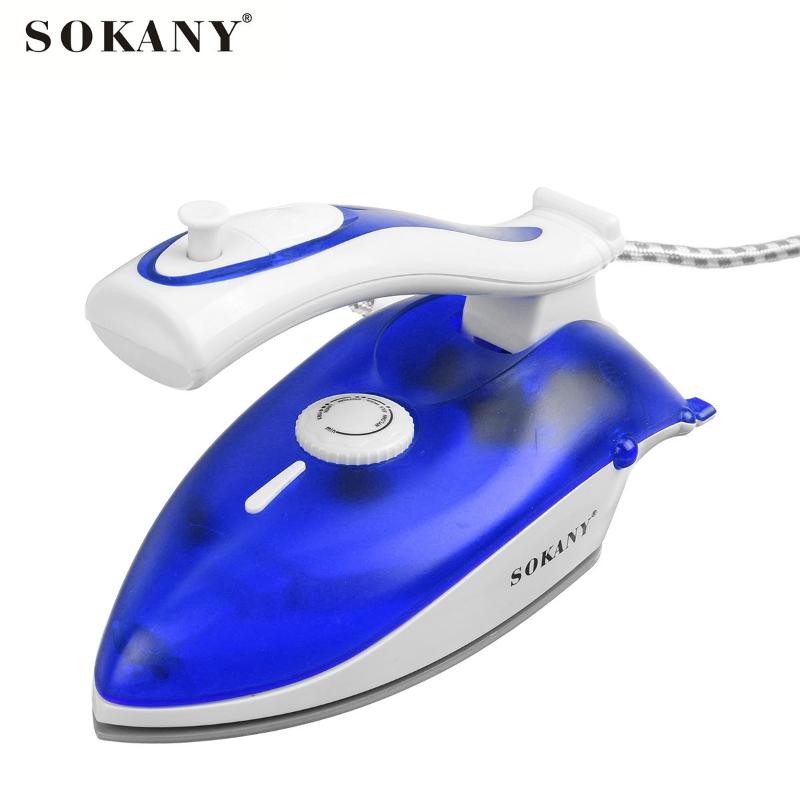 

SOKANY 1000W Electric Iron Portable Steam Iron 5 Speed Adjustment Clothes Ironing Steamer for Home Travel Spray Generator EUPlug