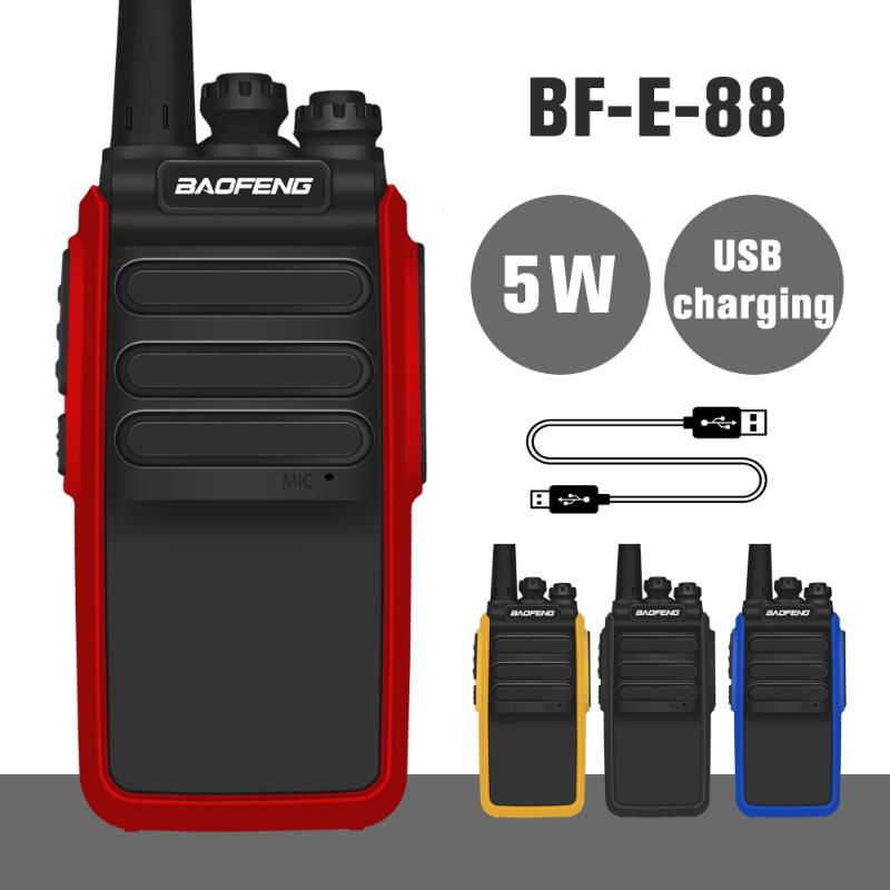 

Upgraded Baofeng BF-888S Walkie Talkie BF-E88 5W Two-way radio BF888S Portable CB Radio UHF 400-470MHz Comunicador BF-999S