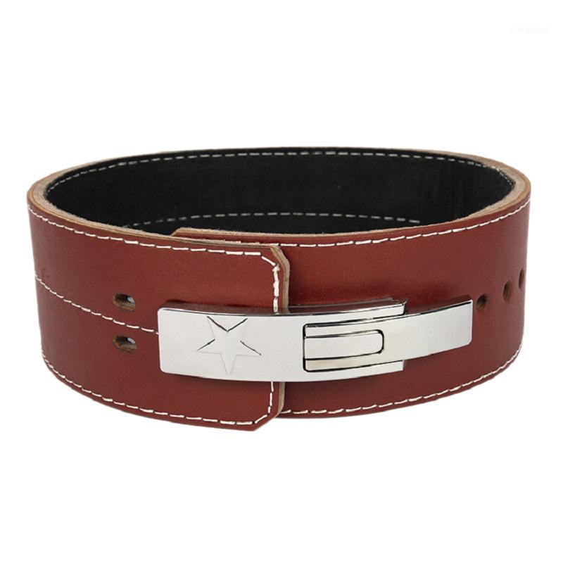 

Weightlifting Belt Bodybuilding Belt Barbell Weight Training Waist Back Support Fitness Powerlifting1, Brown