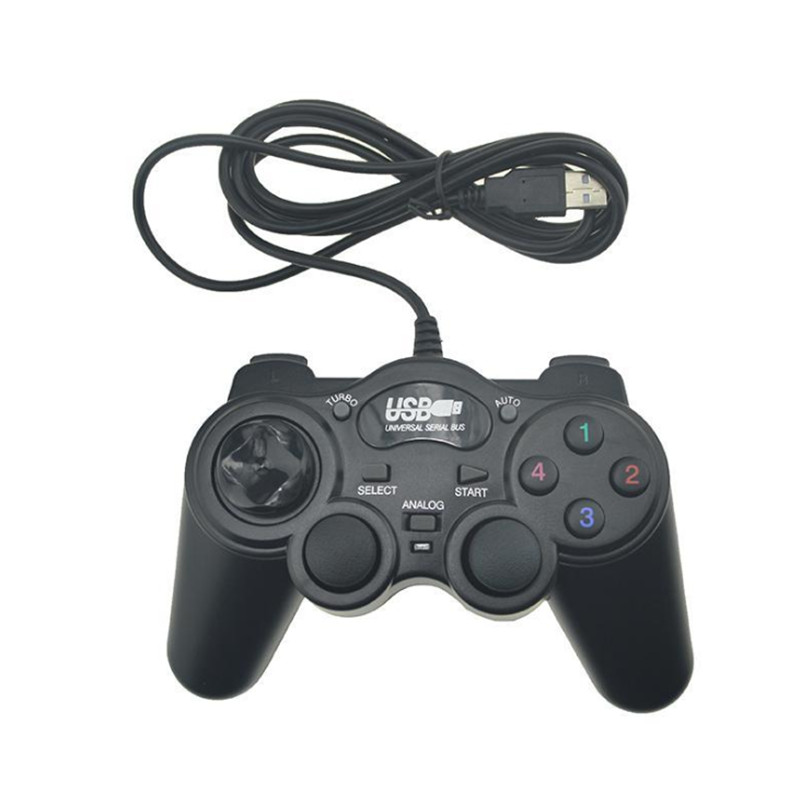 

USB Wired Joystick PC Vibration Joypad Game Controller Gamepad For PC Computer Laptop USB Wired Game Controller