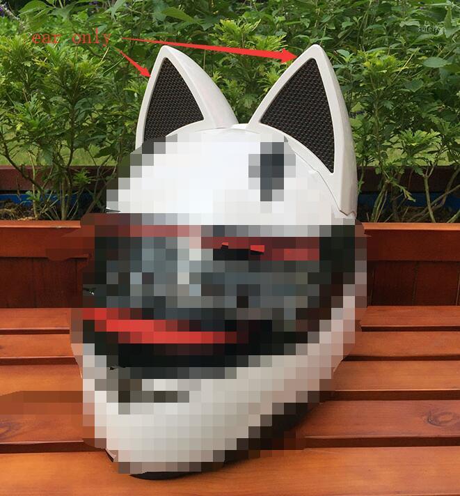 

NITRINOS Individual four seasons men and women racing car motorcycle full helmet for cat ear only1, Multi