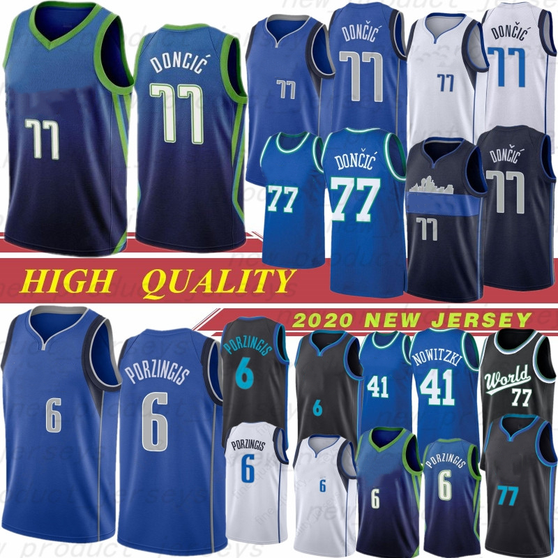

77 Doncic Kevin Kyrie Luka Irving Durant jersey Kristaps 6 Porzingis 2021 NCAA Basketball Jersey 41 Nowitzki Doncic Irving Porzingis Durant, Xiaoniu