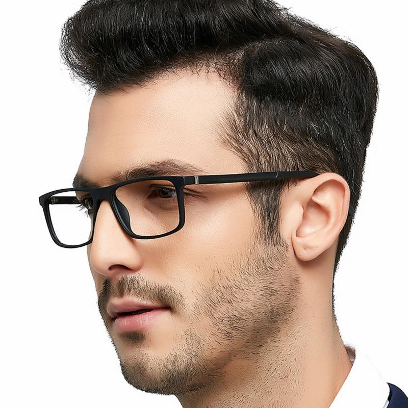 

Fashion Sunglasses Frames Prescription Glasses Men Blue Anti Light TR90 Black Computer Eyeglasses For Myopia Fake Frame Oculos