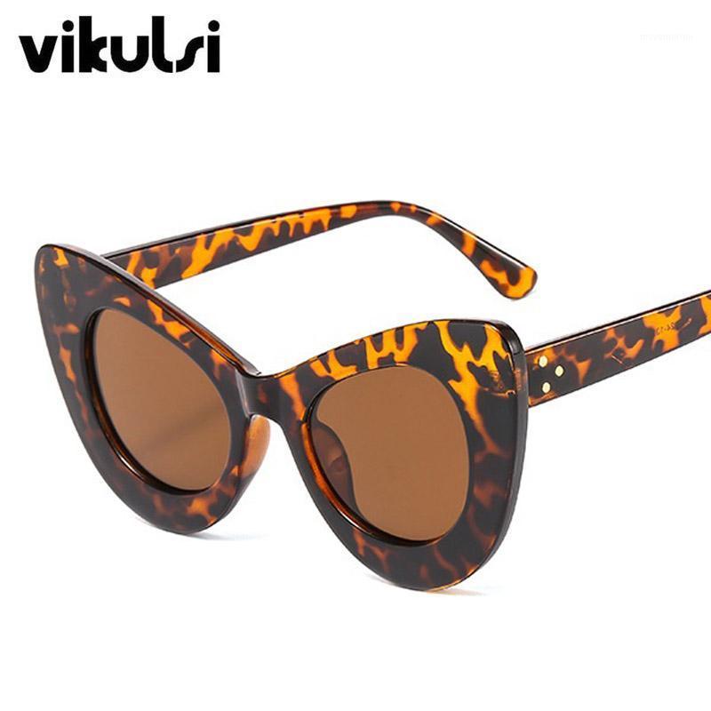 

Sexy Big Cat Eye Sunglasses Women European America Style Classic Vintage Brand Rivet Decoration Sun Glasses Butterfly Shades1