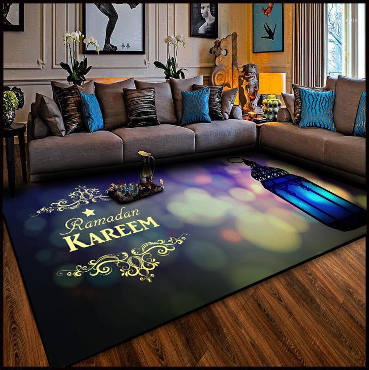 

7Kind Middle East Arab Islamism Ramadan Festival Dream Lighthouse Printed Carpets Rugs For Bedroom Living Room Kitchen Floor Mat1