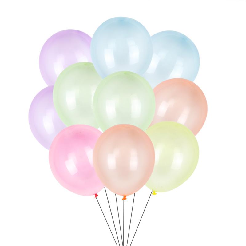 

10/30/50pcs crystal color latex balloons for birthday party decorations kids home decor balloon Clear bubble ballon summer party