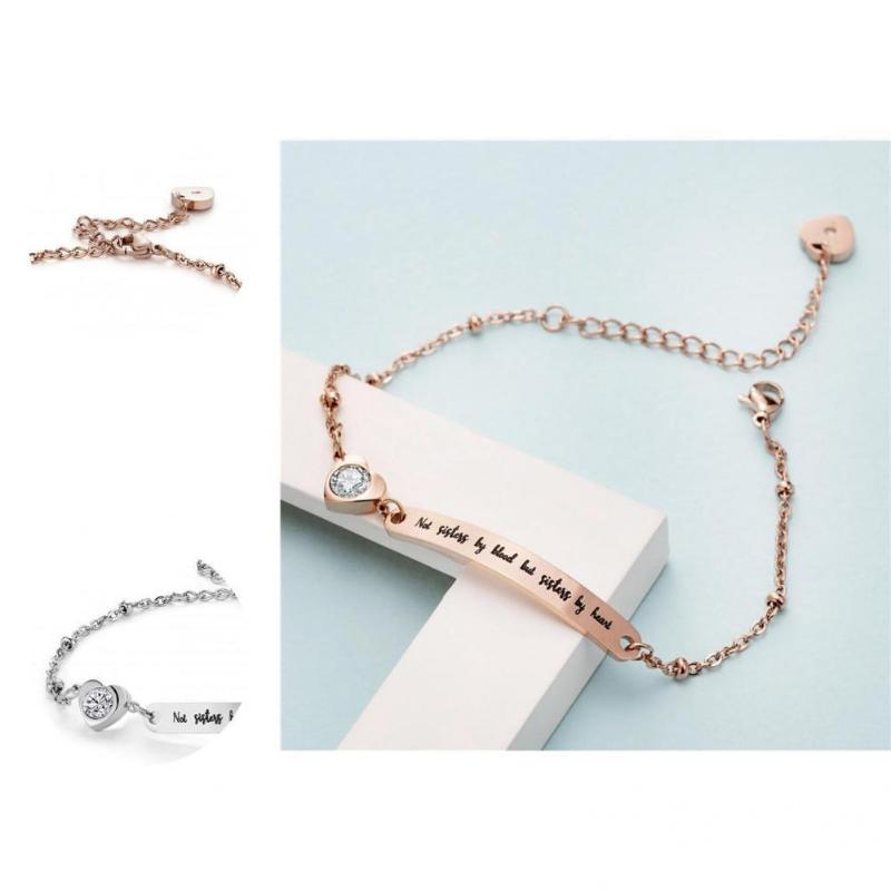 

Bangle Adjustable Gift Curved Plate Heart-shaped Dangle Bracelet For Valentine Day