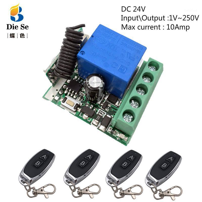 

433MHz Universal Wireless Remote Control 1 way DC 24V RF Relay Module with 6 types of Operation Mode also can be Delay by 0s~20s1