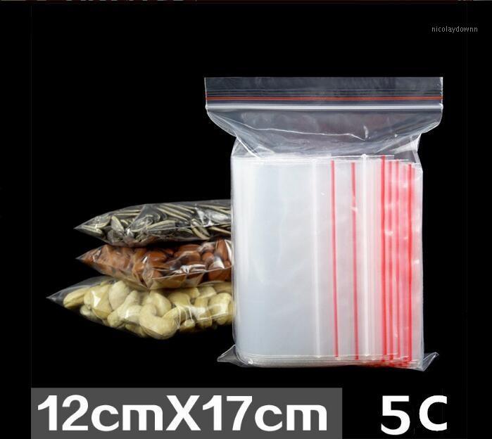 

5C thick 4*6cm small plastic Jewelry bags mini Zipper Zipped Lock Bag cheap Reclosable Plastic Clear Poly Bags1
