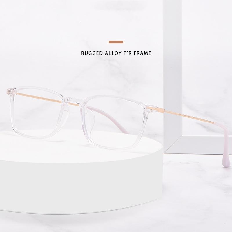 

Anti-Blue Glasses For Men and Women Ultralight Full Frame Glasses Frame Transparent Optical 1005TR1