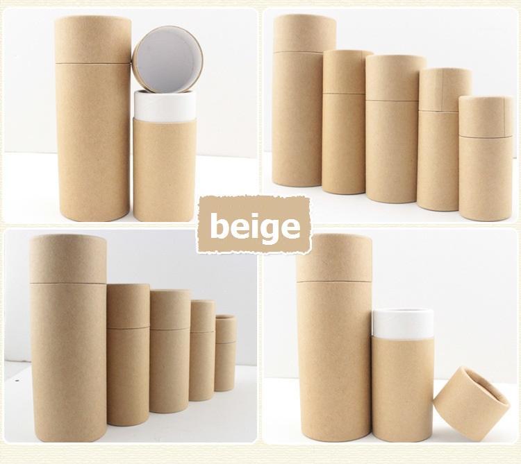 

Kraft Paper Cylinder Packaging Box for 10ML/20ML/30ML/50ML/100ML Gift Boxes WB23101