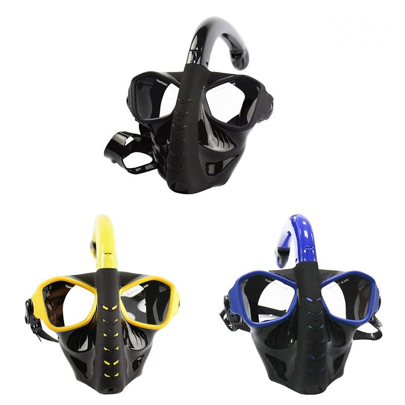 

New Snorkeling Mask Underwater Anti-Fog Waterproof Safe Full Face Swimming Snorkel Water Sports Equipment