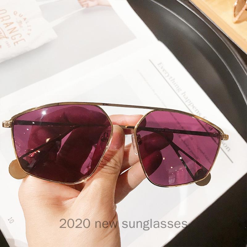 

2020 Small Square Sunglasses Women Yellow Pink Lens Brand Glasses Ladies Square Rectangle Red Sun Glasses Shades UV400 NX1