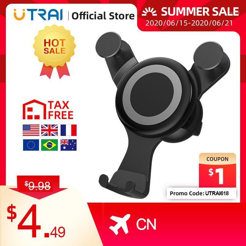 

UTRAI Car Phone Holder For Mobile Smartphone Support In Car Cell Phone Stand For 11 Auto Vent Mount Holder Stand1, Black