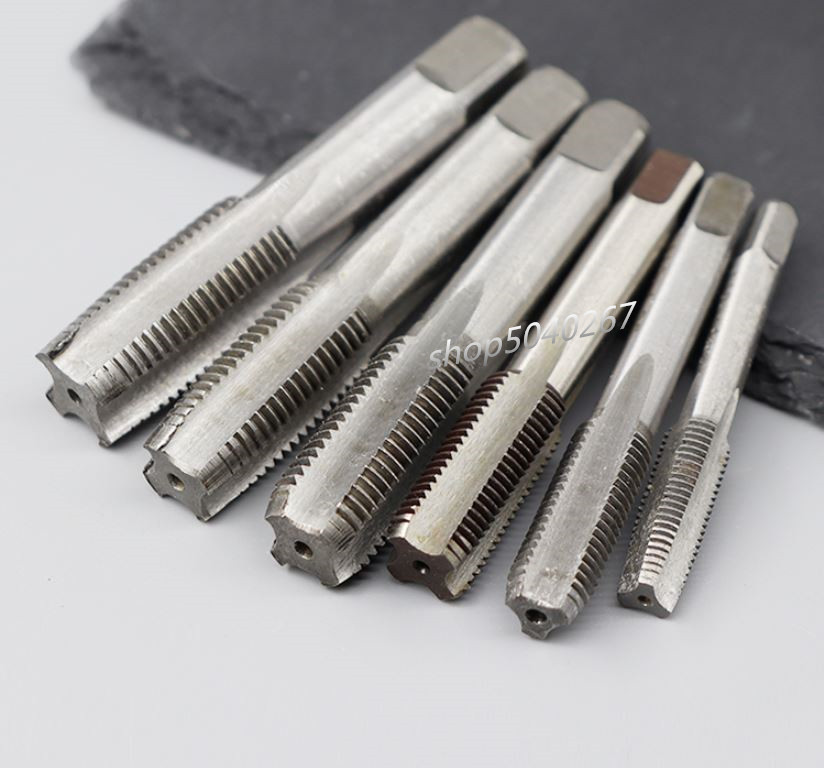 

2pcs/set M3 M4 M5 M6 M8 M10 M12 M14 M16 M18 M20 M22 M24 alloy steel Hand Machine Screw Thread Metric Tap Screw Taps Kit