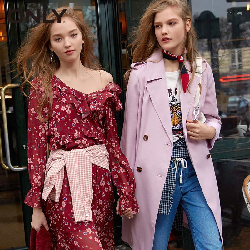 

ONLY Women's Spring & Summer Trench Coat |1191365531, Keepsake lilac