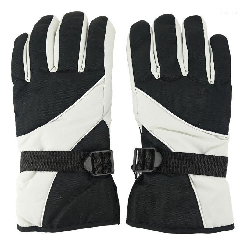 

Men Ski Gloves Thermal Waterproof For Winter Outdoor Sports Snowboard1, Grey