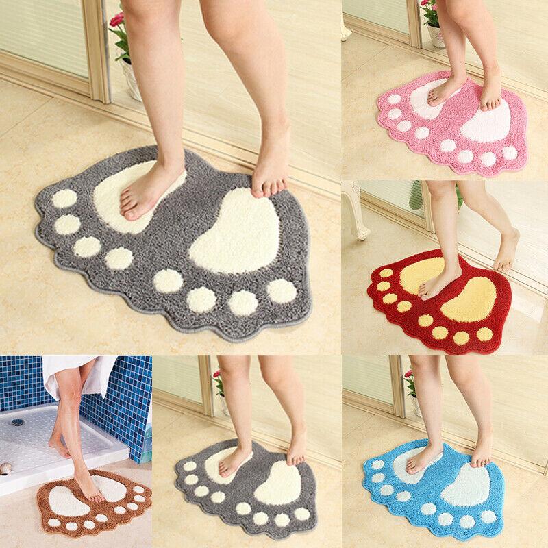 

Newest Absorbent Bathroom Rug Floor Mat Memory Foam Bath Toilet Plush Non Slip Carpet Colorful Bathroom Feet Non-Slip Mats