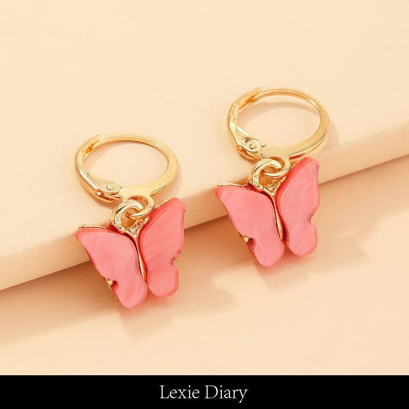

Lexie Diary 2020 New Romantic Fashion Colorful Butterfly Earrings for Women Accessory Jewelry1