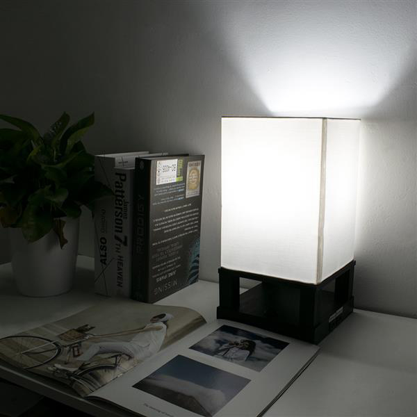 

40W (Without Light Bulb) Table Lamp US Standard Black Four-Corner Base (Dual USB Interface) Warm Lighting Lamps ZC001286