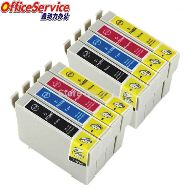 

Compatible Ink T0711 To T0714 For Office B40W BX300F BX310FN Stylus D78 D92 D120 DX4000 SX209 DX4450 SX115 S21 Printer1 Cartridges