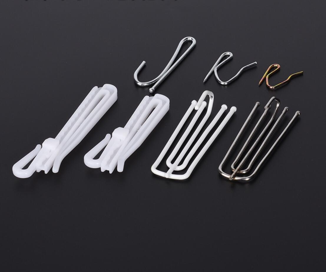 Curtain Poles hook curtains accessories clothes belt four claw fork hooks cloth electroplating stainless steel 104A rail-image-634408570