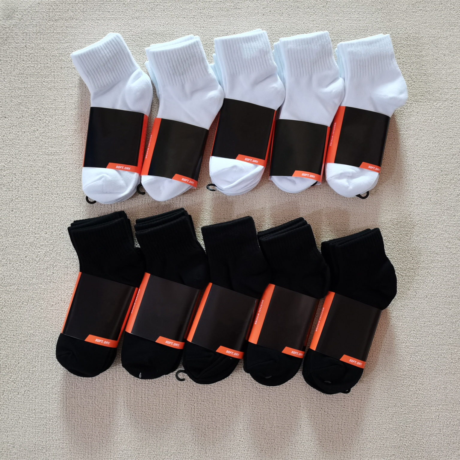 

mens socks Wholesale Sell at least 12 pairs Classic black white Women Men High Quality Letter Breathable Cotton Sports Ankle sock Elastic No need to wait, spot delivery