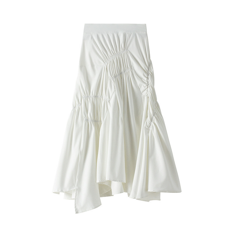 

Striped 2021 New Skirt Long Female Autumn Luxury Designer Woman Streetwear Kpop Clothes R4dh EIXQ, White