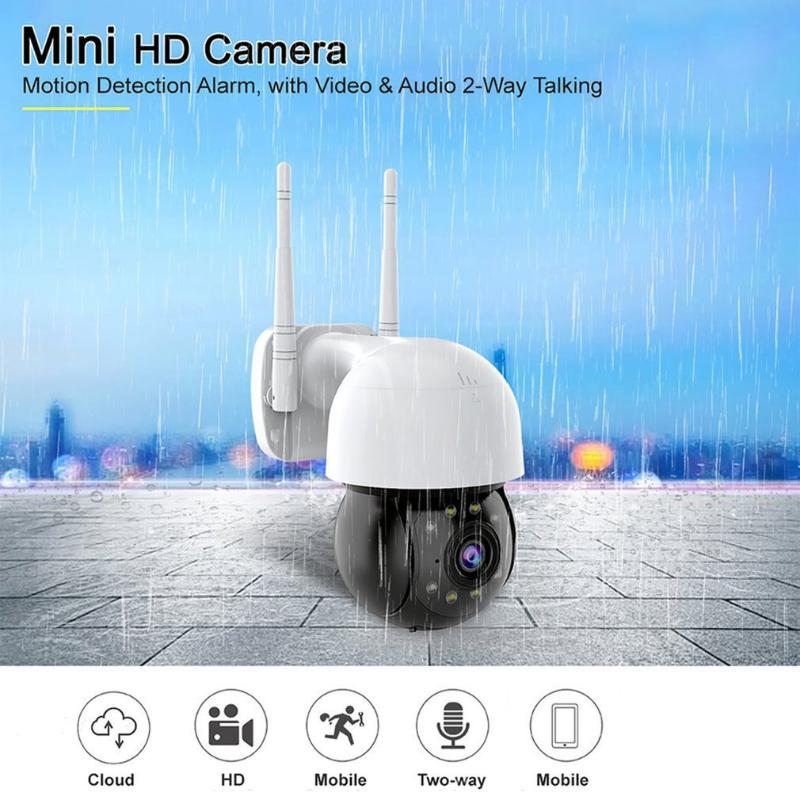 

2MP PTZ IP Camera Wifi Outdoor AI Human Detection Audio 1080P Wireless Security CCTV Camera P2P RTSP 4X Digital Zoom Wifi