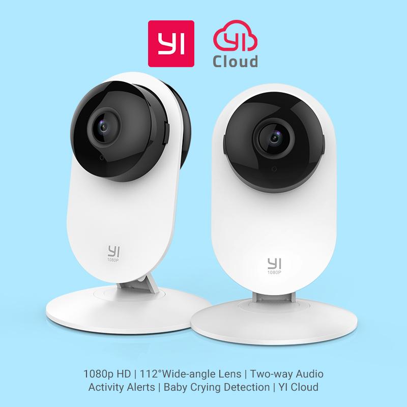 

YI Home 1080P Camera 2pcs set Baby Crying Detection Night Vision WIFI Wireless IP Cam CCTV Security Surveillance System Global