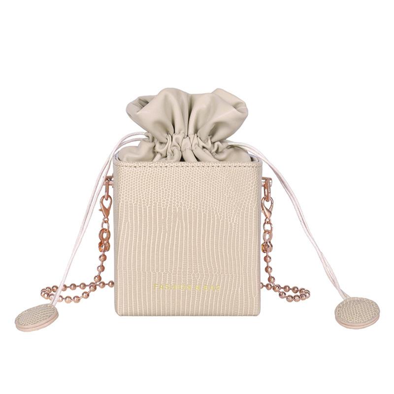 

Female Bucket Bag Letter Print Multipurpose Shoulder Bag Messenger Bags for Women Yellow Khaki Black Pink