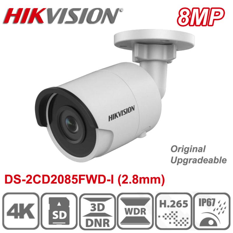 

Original Hikvision DS-2CD2085FWD-I 8MP 4K Ultra HD POE H.265 Network IP Camera 3D DNR CCTV