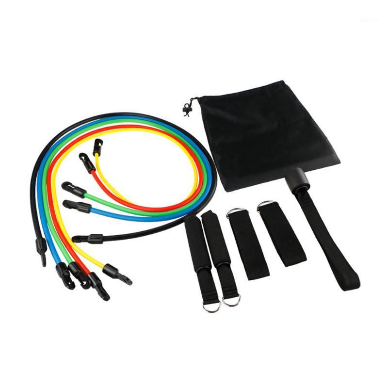 

11pcs/set Fitness Resistance Pull Tubes Yoga Pull Rope Sport Fitness Gum Workout Exercise Bands Gym Sport Rubber Expander Home1, Red