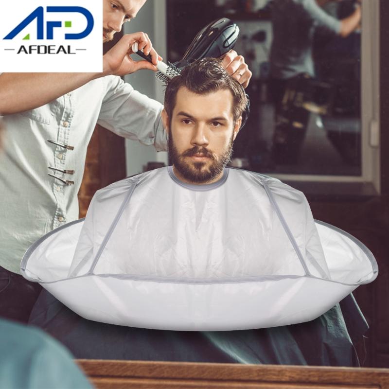 

DIY Hair Cutting Cape Fordable Haircut Cloak Waterproof Umbrella Cape Barber Apron Cover Cloth Household Hair Accessories