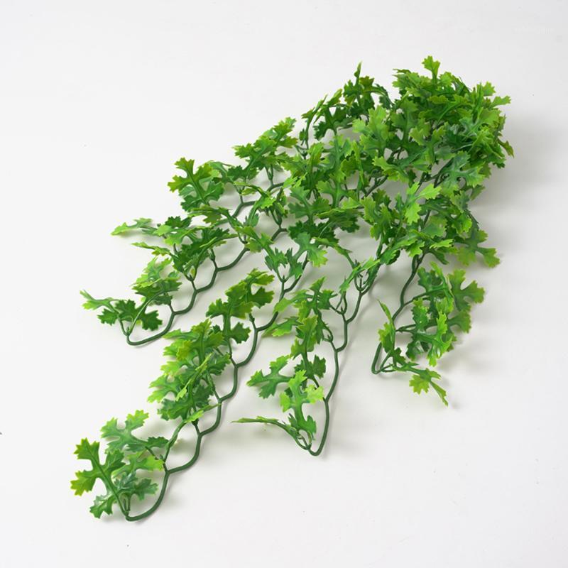 

Artificial Hanging Plant Flowers Greenery Vine Leaf Garland Fake Faux Decor 63cm Artificial Rattan Fern Leaf Flower Rattan Home1, As pic