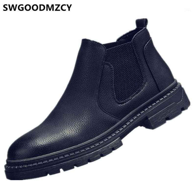 

Boots Men Elevator Shoes For Men Leather Boots Winter Shoes Snow Zapatos De Hombre Buty Meskie1