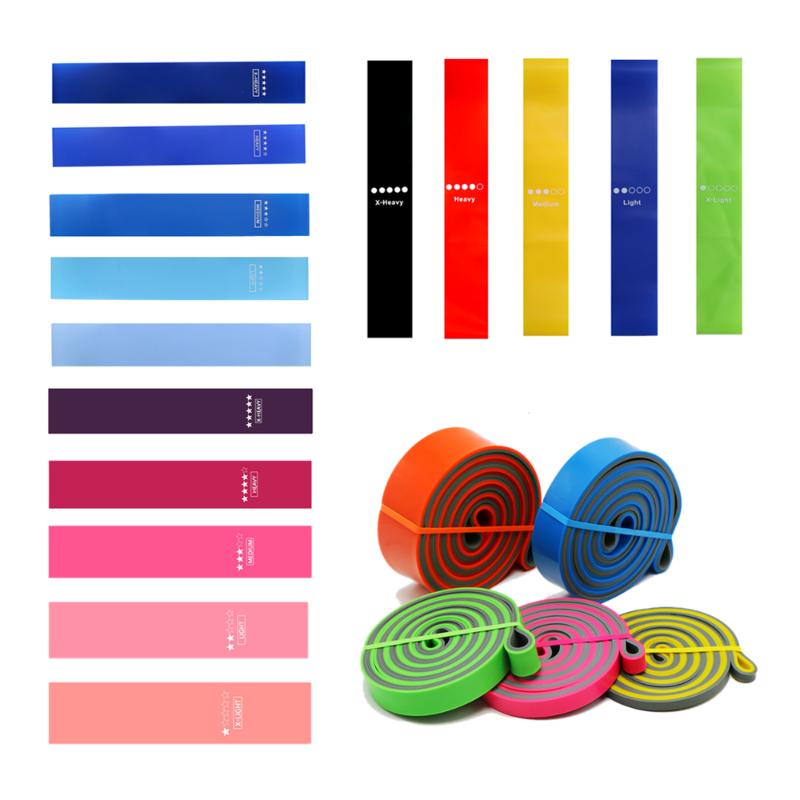 

Resistance Bands Rubber Crossfit Yoga Training Equipment Pull Rope For Sports Pilates Expander Fitness Gum Gym Workout Band