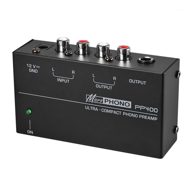 

Ultra-Compact Phono Preamp Preamplifier With Rca 1/4 Inch Trs Interfaces Preamplificador Phono Sound Preamp(Us Plug)1